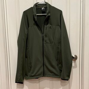 Green Adidas Zip-Up Jacket